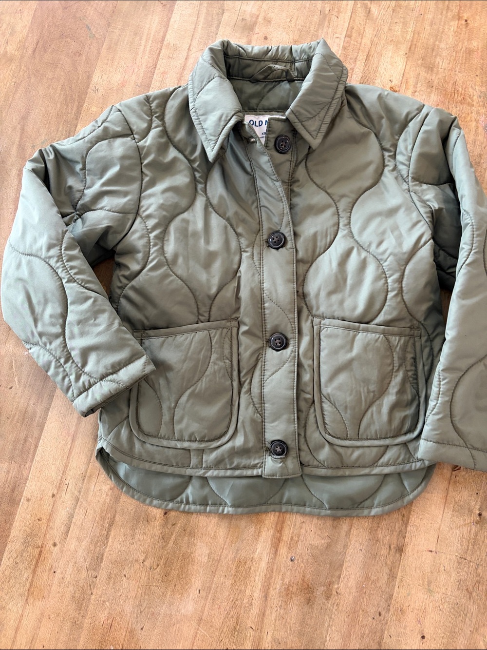 Kids Quilted Shacket Jacket